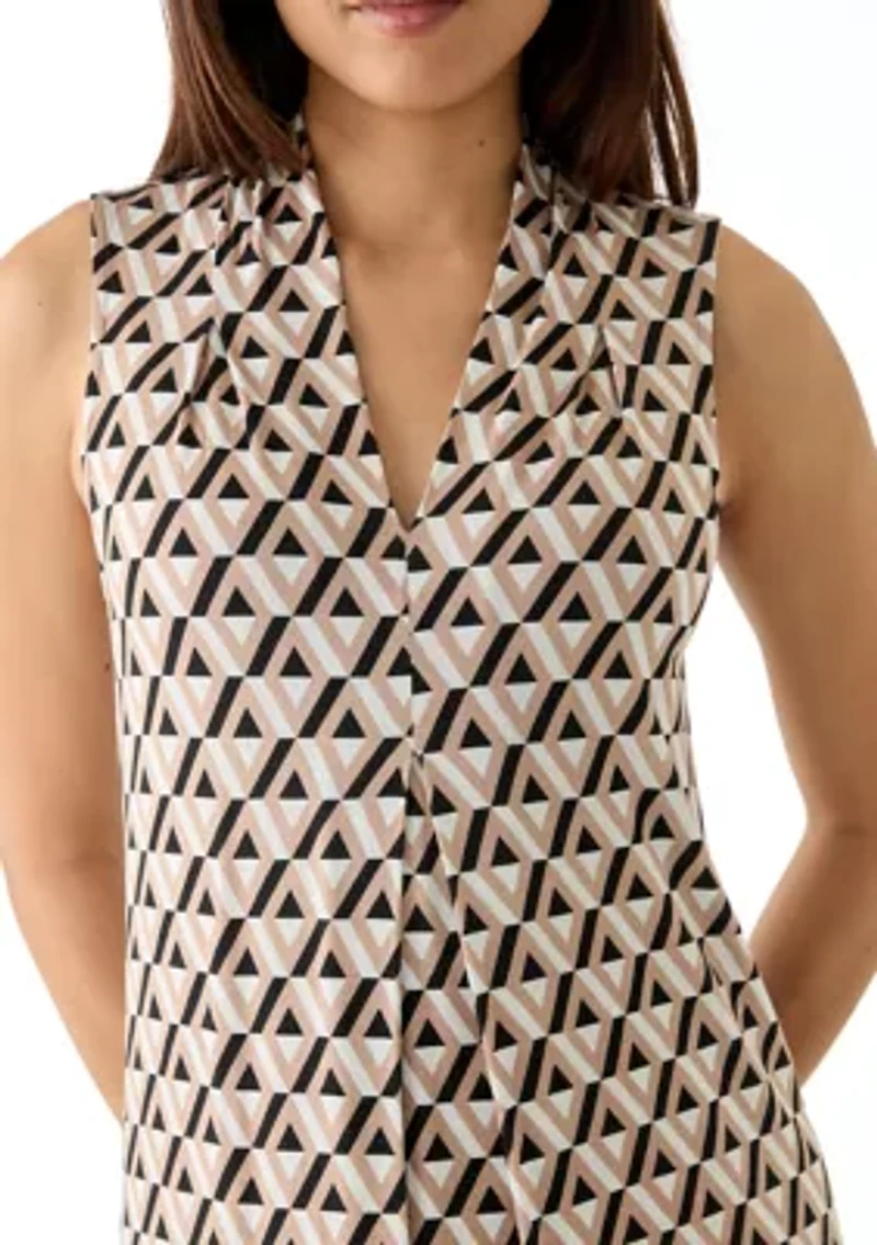 Women's Sleeveless Knit Midi Dress