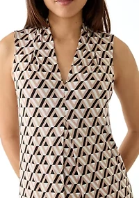 Women's Sleeveless Knit Midi Dress