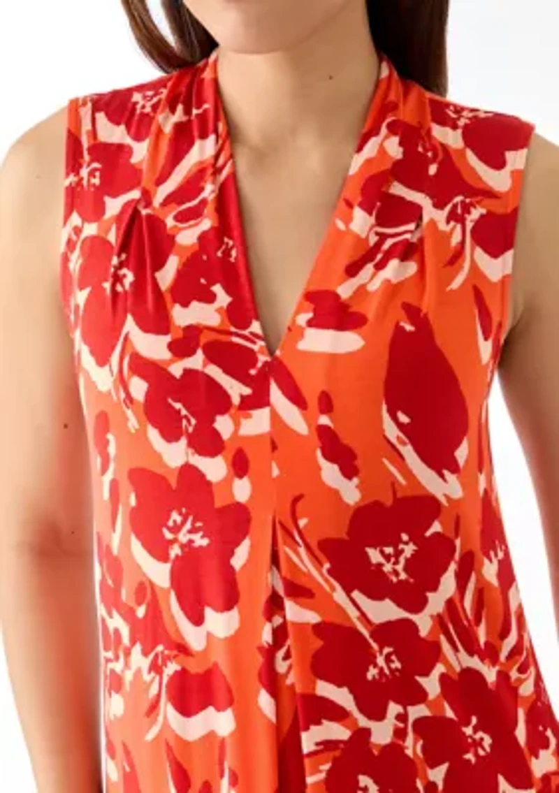 Women's Sleeveless Knit Midi Dress
