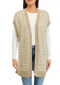 Women's Open Stripe Vest