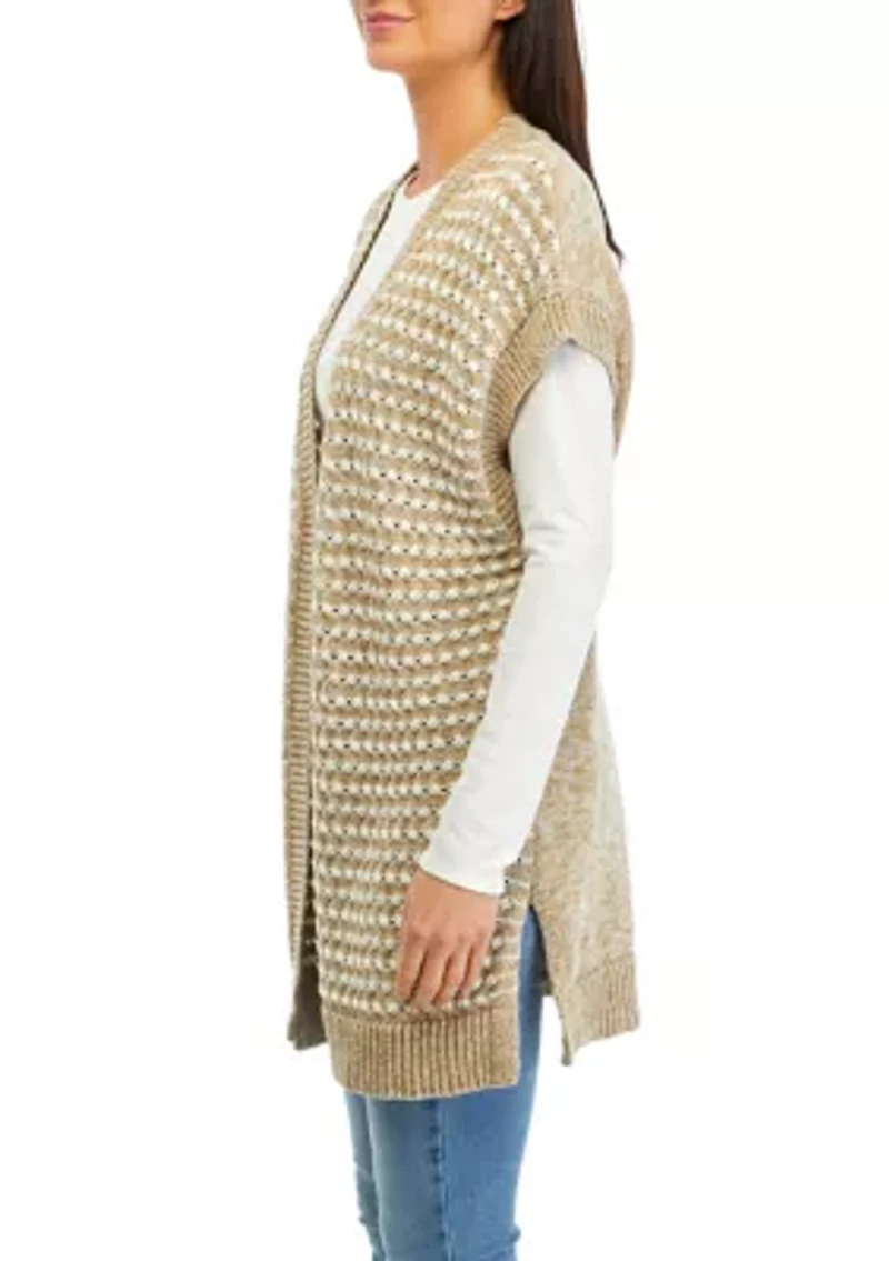 Women's Open Stripe Vest