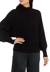 Women's High Mock Neck Knit Sweater