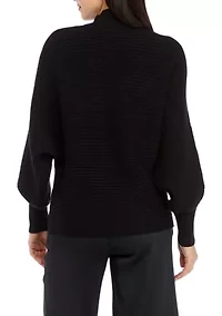 Women's High Mock Neck Knit Sweater