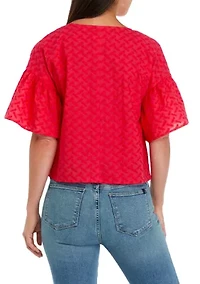 Women's Ruffle Sleeve Blouse