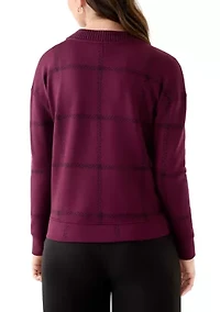 Women's Long Sleeve V-Neck High Low Top