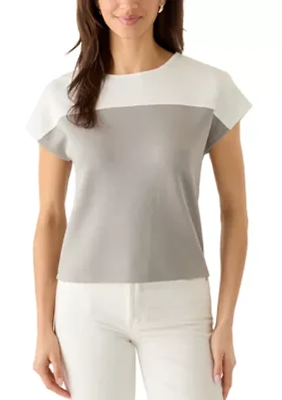 Women's Colorblock Dolman Sleeve Shirt