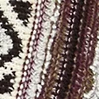 PLus Cape Sleeve Printed Sweater