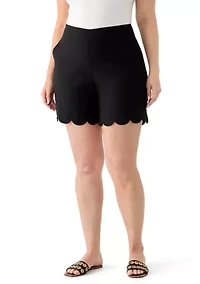 Plus Millennium Scallop Shorts
