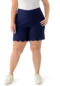 Plus Millennium Scallop Shorts