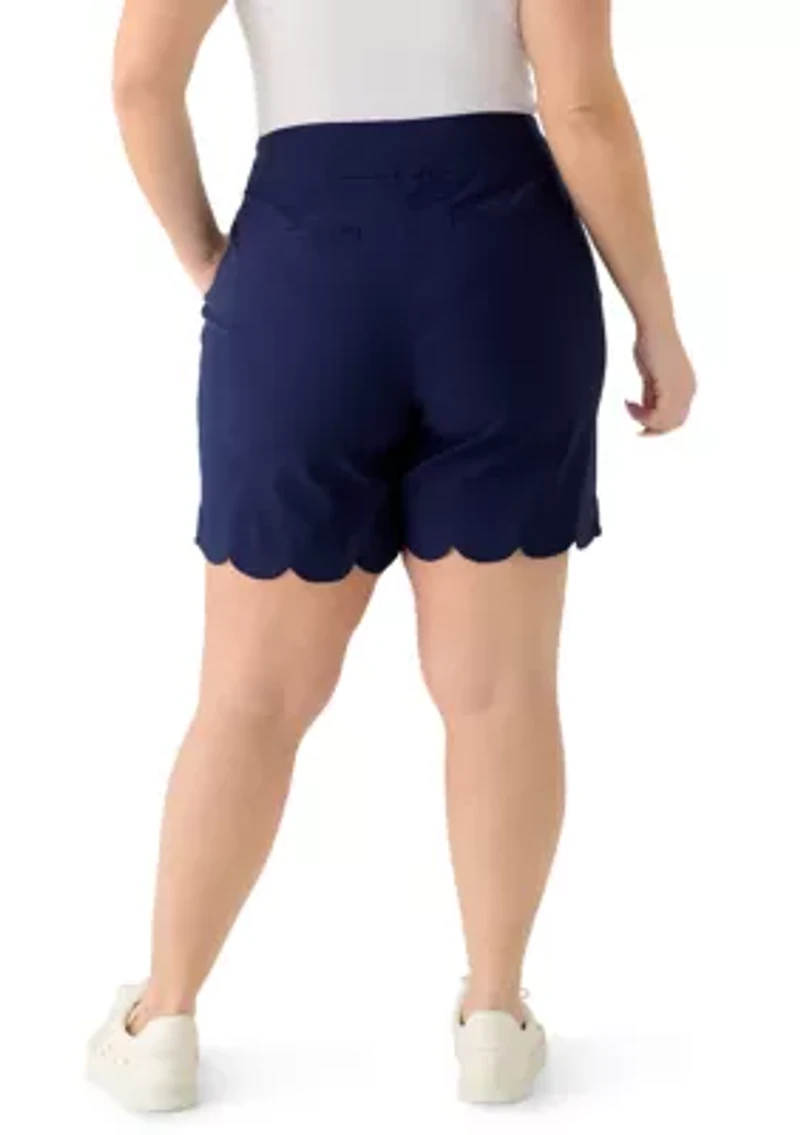 Plus Millennium Scallop Shorts