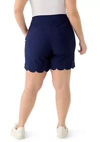 Plus Millennium Scallop Shorts