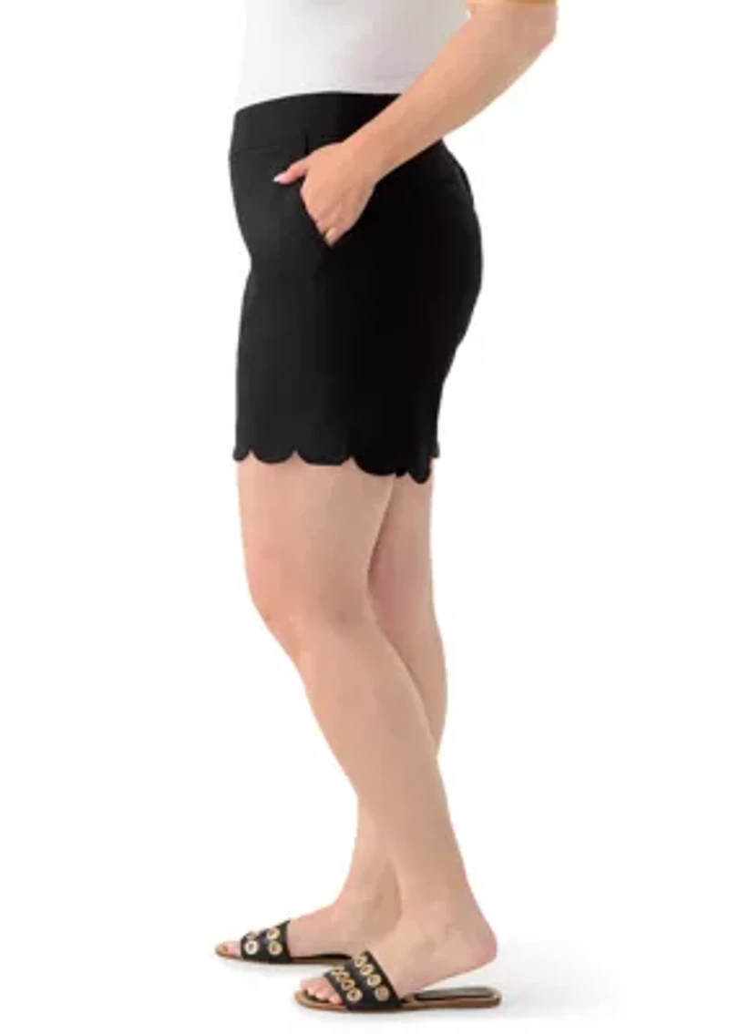 Plus Millennium Scallop Shorts