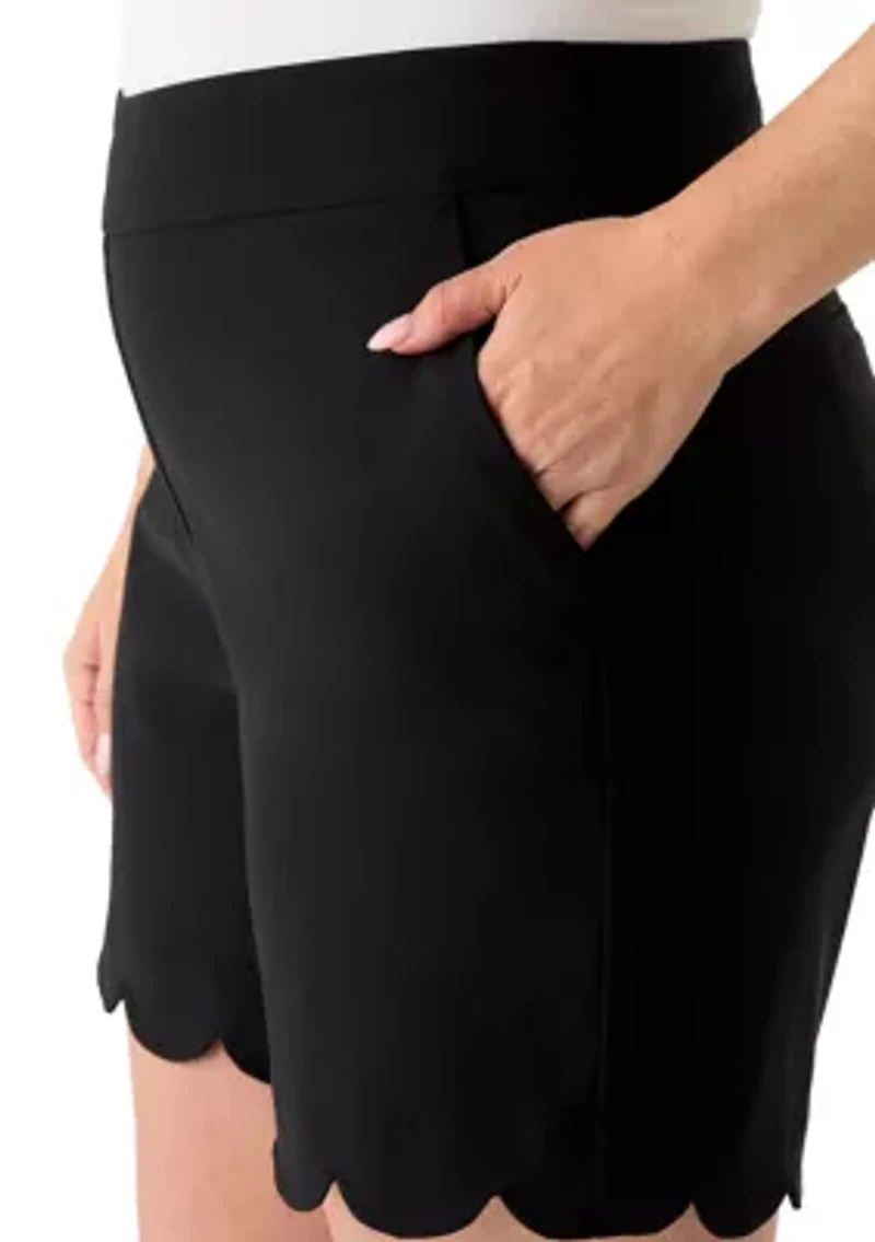 Plus Millennium Scallop Shorts