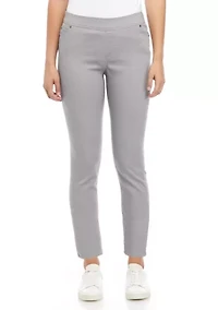 Petite Cotton Blend Pants