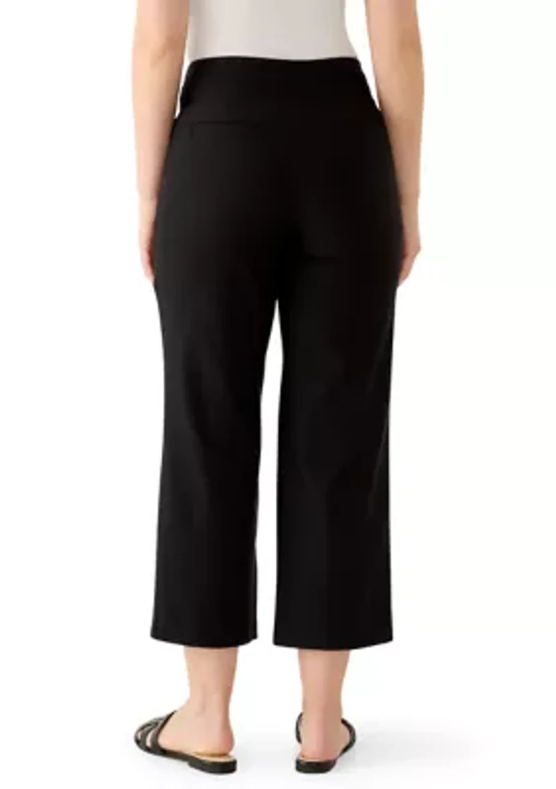 Petite Millennium Wide Leg Ankle Pants