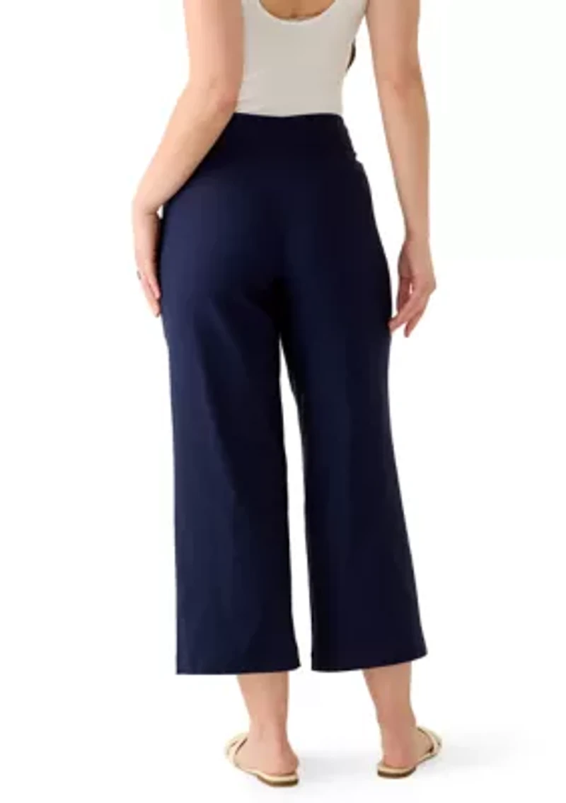 Petite Millennium Wide Leg Ankle Pants
