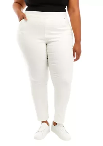 Plus Fashion Solid Pants