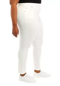 Plus Fashion Solid Pants