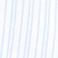 Petite Sleeveless Linen Henley Stripe Dress