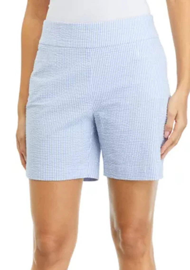 Women's Seersucker Shorts