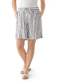 Petite Linen Shorts