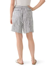 Petite Linen Shorts