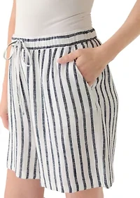 Petite Linen Shorts