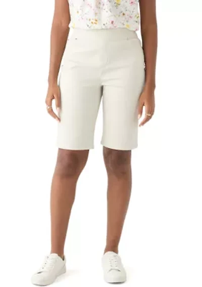 Women's Solid Bermuda Shorts