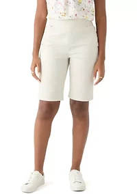 Women's Solid Bermuda Shorts