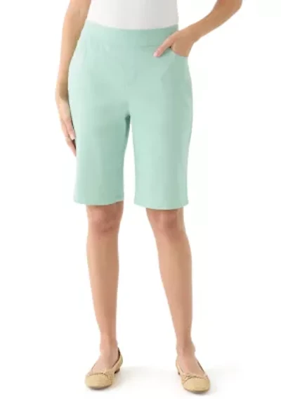 Women's Solid Bermuda Shorts