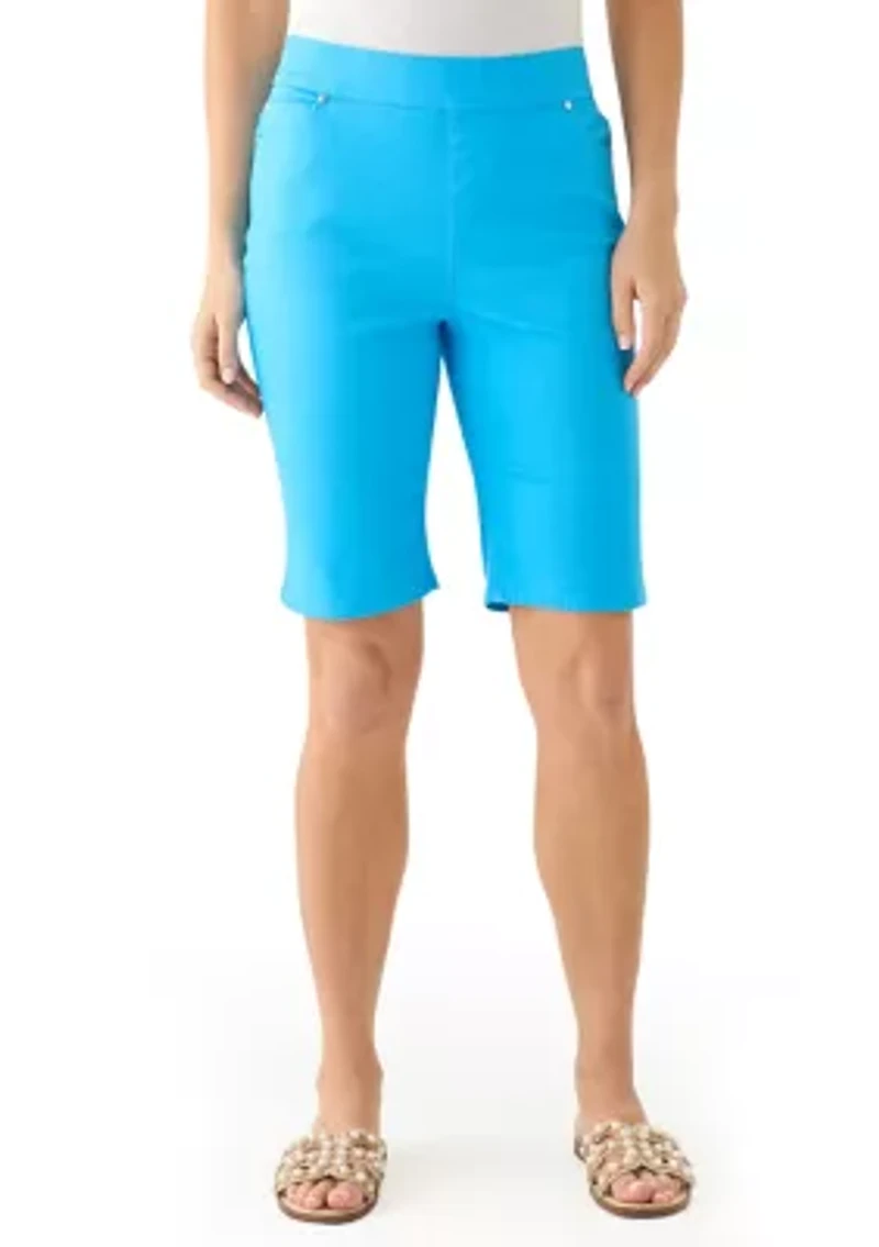 Women's Solid Bermuda Shorts
