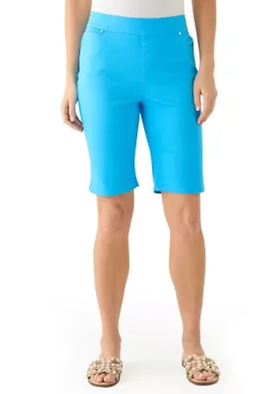Women's Solid Bermuda Shorts