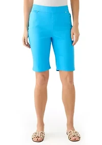 Women's Solid Bermuda Shorts