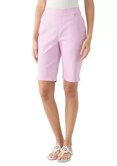 Women's Solid Bermuda Shorts