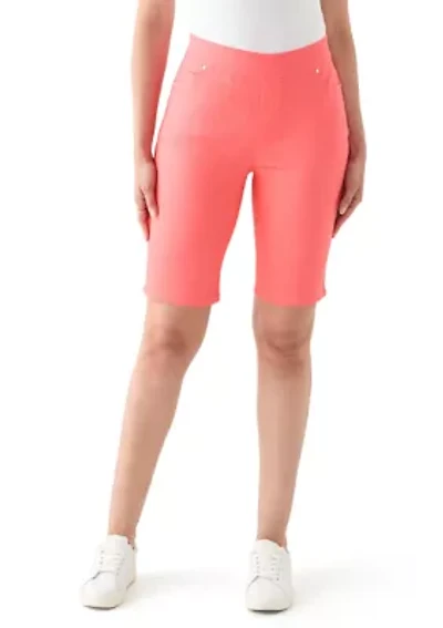 Women's Solid Bermuda Shorts