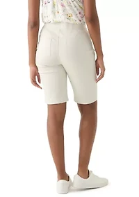 Women's Solid Bermuda Shorts