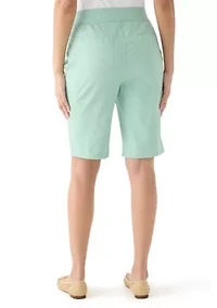 Women's Solid Bermuda Shorts