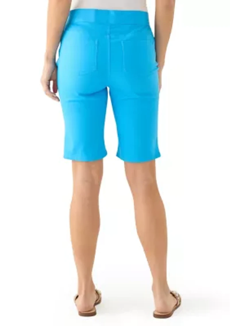Women's Solid Bermuda Shorts