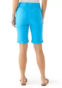 Women's Solid Bermuda Shorts