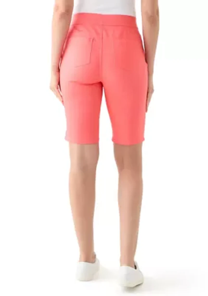 Women's Solid Bermuda Shorts