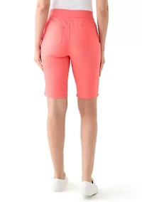 Women's Solid Bermuda Shorts