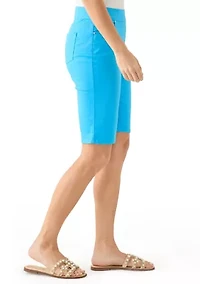 Women's Solid Bermuda Shorts
