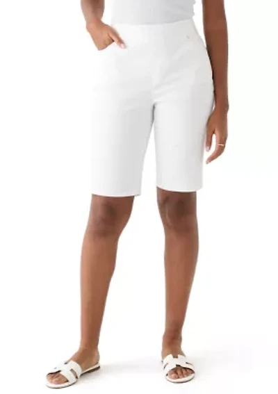 Women's Solid Bermuda Shorts
