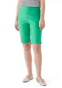 Women's Solid Bermuda Shorts