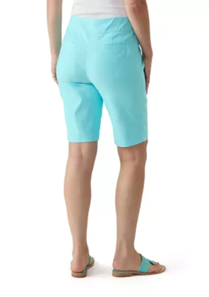 Women's Solid Bermuda Shorts