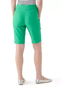 Women's Solid Bermuda Shorts
