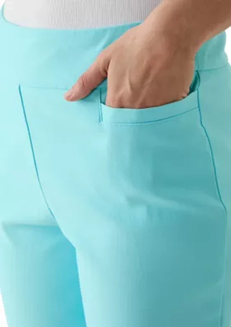 Women's Solid Bermuda Shorts