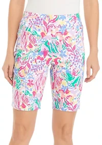 Petite Millennium Printed Bermuda Shorts