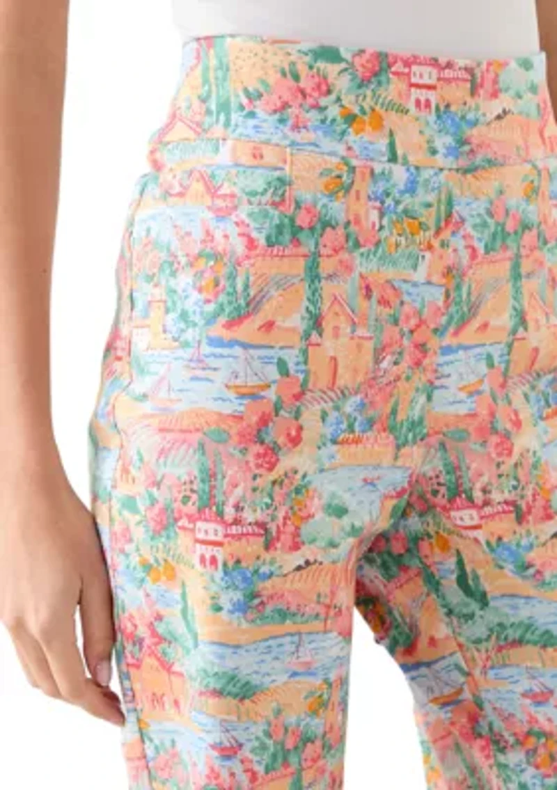 Petite Printed Bermuda Shorts