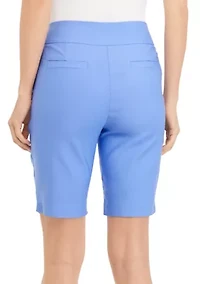 Petite Solid Millennium Bermuda Shorts